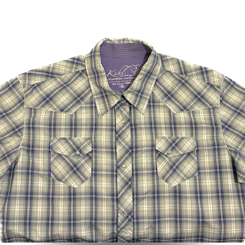NWOT: Kuhl Pearl Button-Downs - Checkered - Size: X-Large - Picture 2 of 6